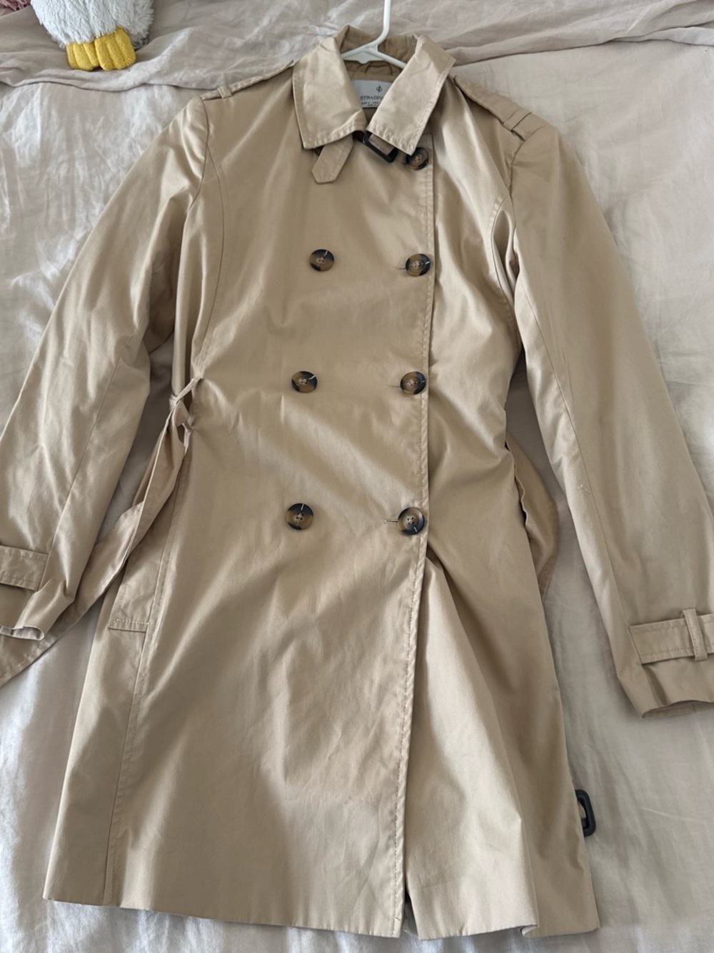 Stradivarius Trench Coat - Women’s Double-Breasted Jacket